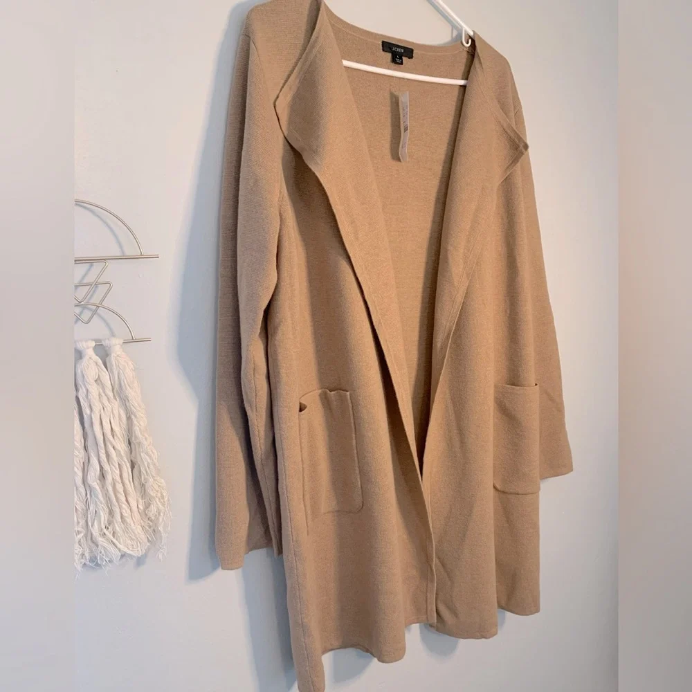 J.Crew Juliette Collarless Sweater-Blazer NWT - Picture 2 of 4